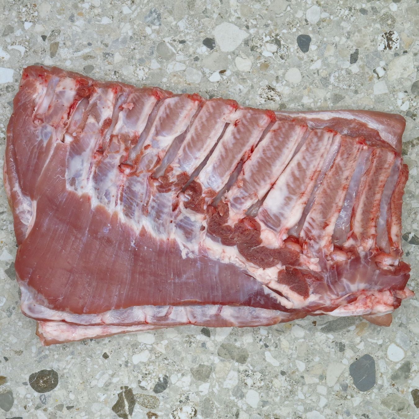 Buikspek natuur in 1 stuk.
